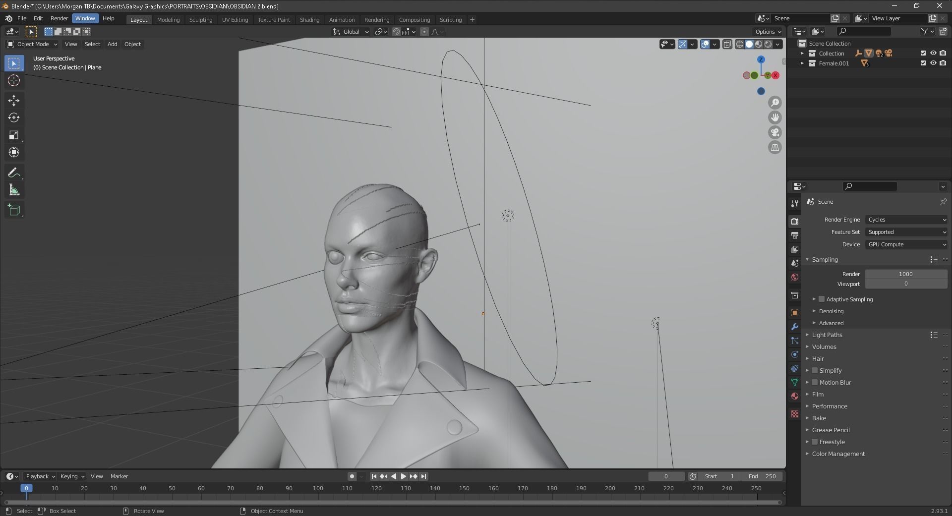 OBSIDIAN Character 3D model_2