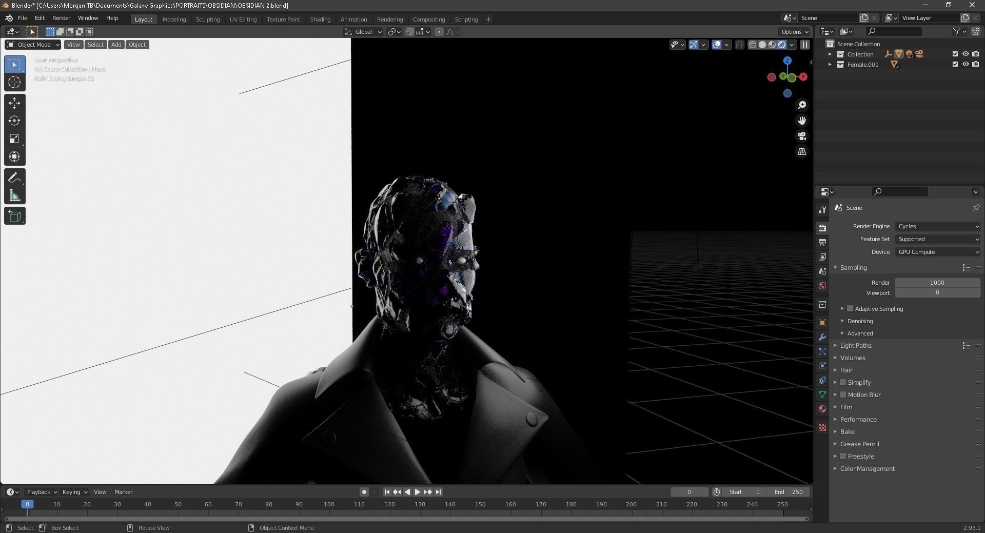 OBSIDIAN Character 3D model_1