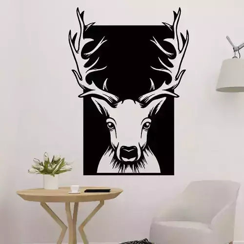 Deer Panel 2D Wall Decoration