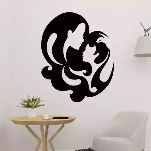 Mother And Son 2D Wall Art 