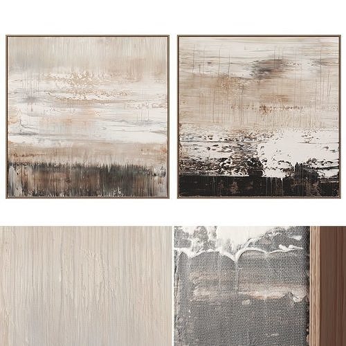Original Abstract Painting 01 3D model