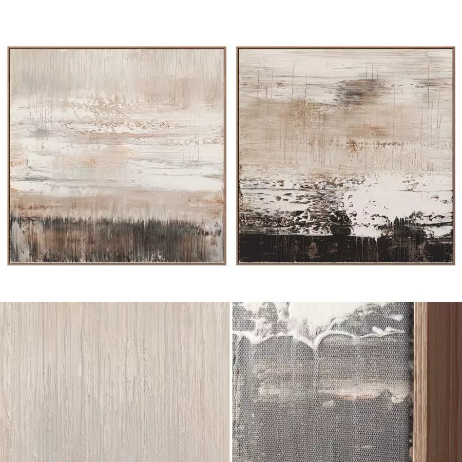 Original Abstract Painting 01 3D model_0