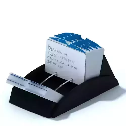 Black Rolodex Organizer