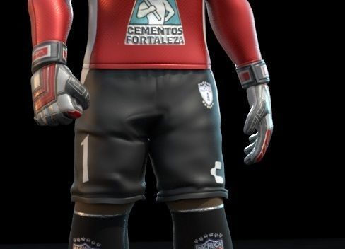 Gloves 3D Soccer Futbol LowPoly HighPoly Low-poly 3D model_5