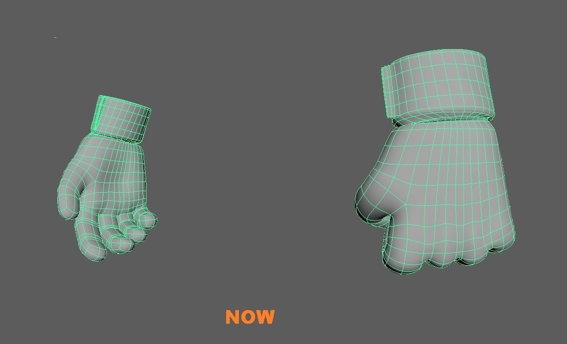 Gloves 3D Soccer Futbol LowPoly HighPoly Low-poly 3D model_2