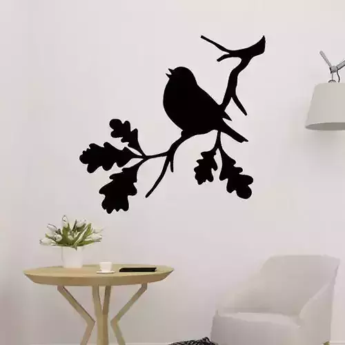 Weaverbird on Tree Wall Decoration