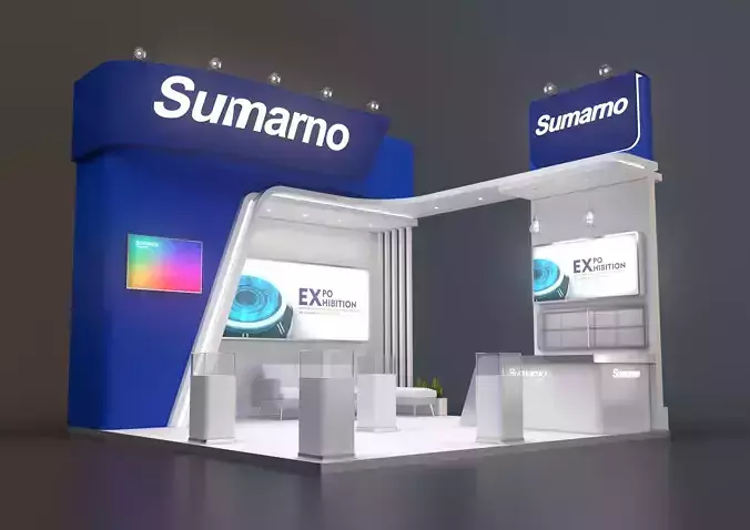 exhibition stand 36 sqm