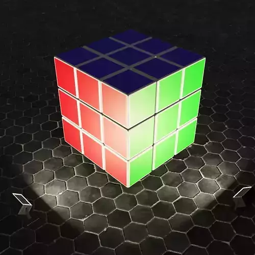 Cube Made in Blender 3D