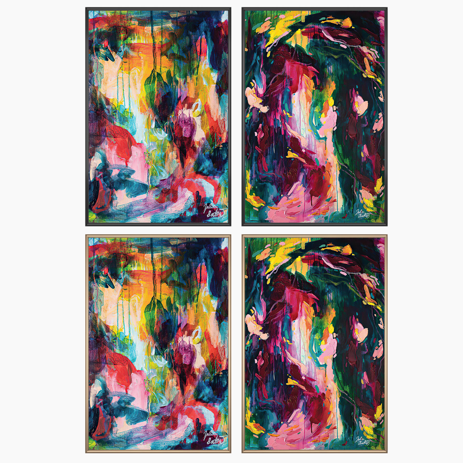 Wall Art Set 3574 3D model_1