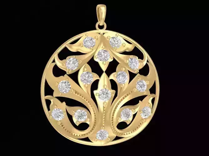 lucky diamond campuchia pendant 784
