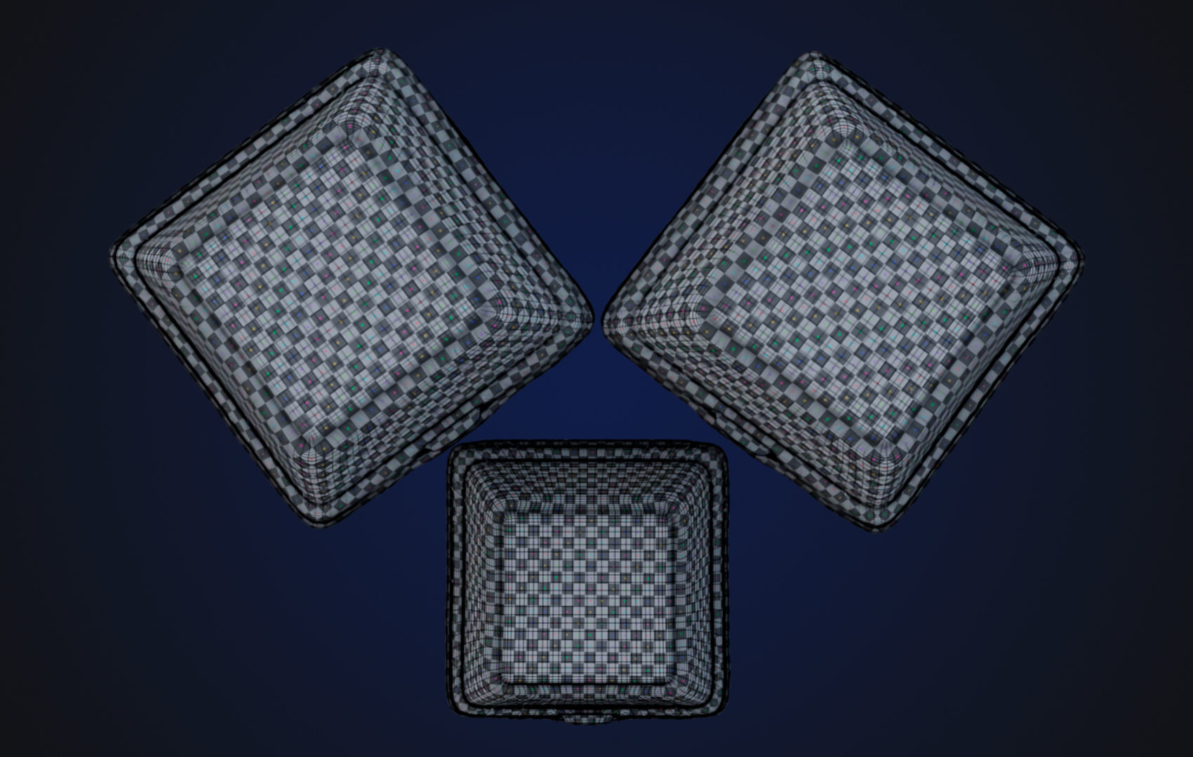 Close Box Disposable - Food styrofoam Container 3D model_30