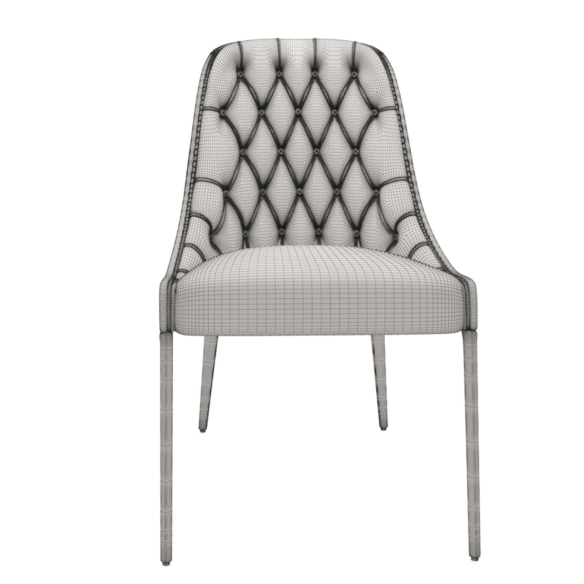 dining chair 3D model_3