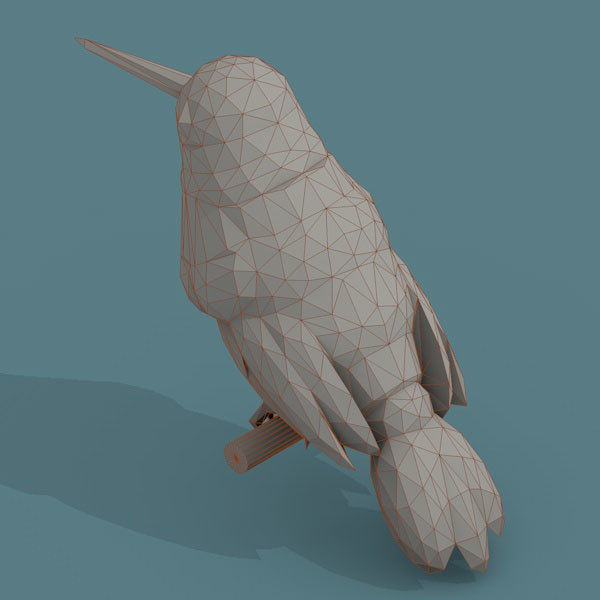 Low Poly 3d Art Animals Isometric Icon Pack 07 Low-poly 3D model_9