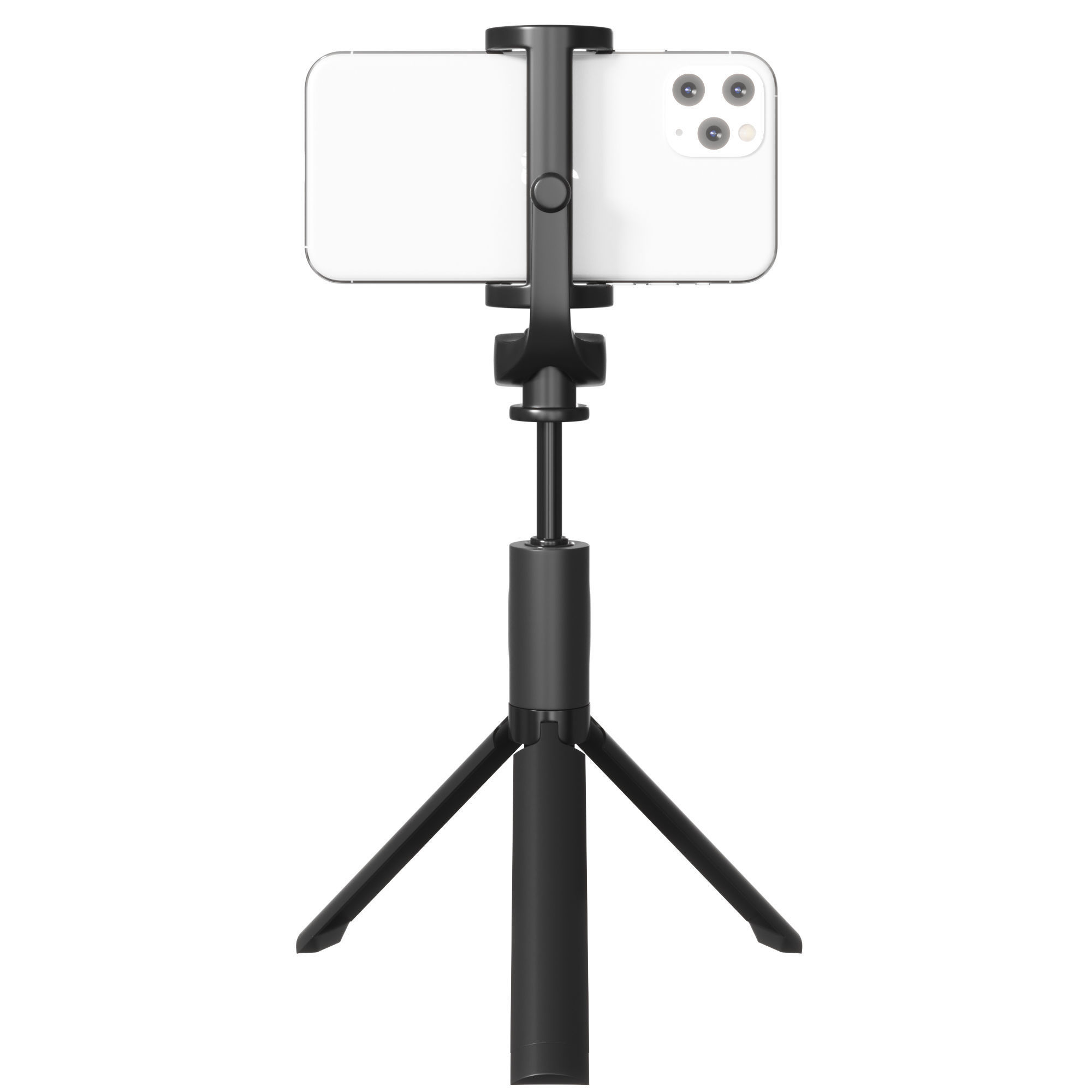 Monopod Xiaomi Tripod Black 3D model CGTrader