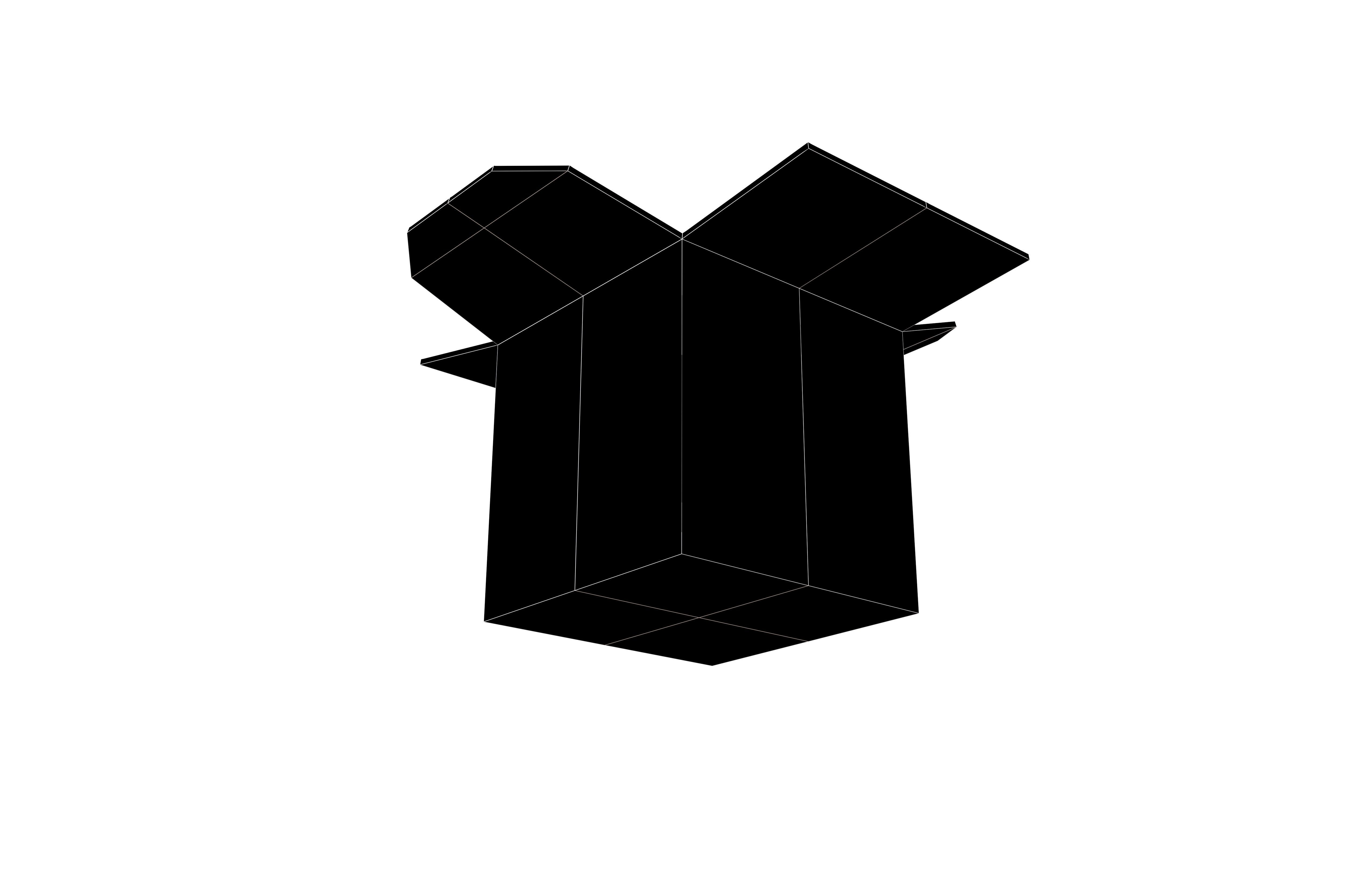 Cardboard Boxes v2 003 Low-poly 3D model_8