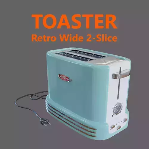 Toaster retro Free 3D model