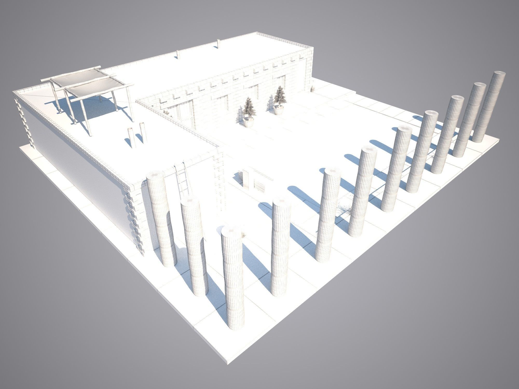 Antique House 3D model_15