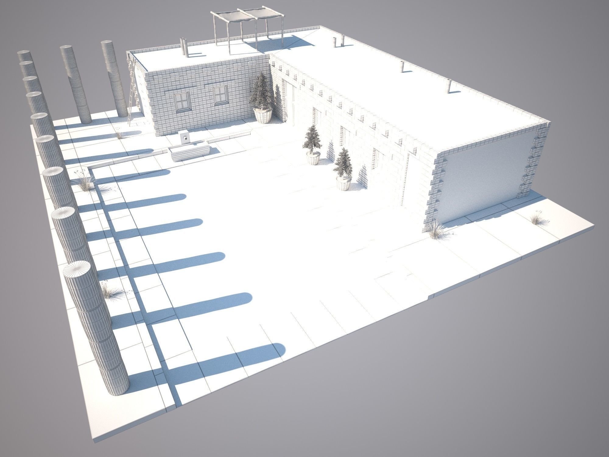 Antique House 3D model_17