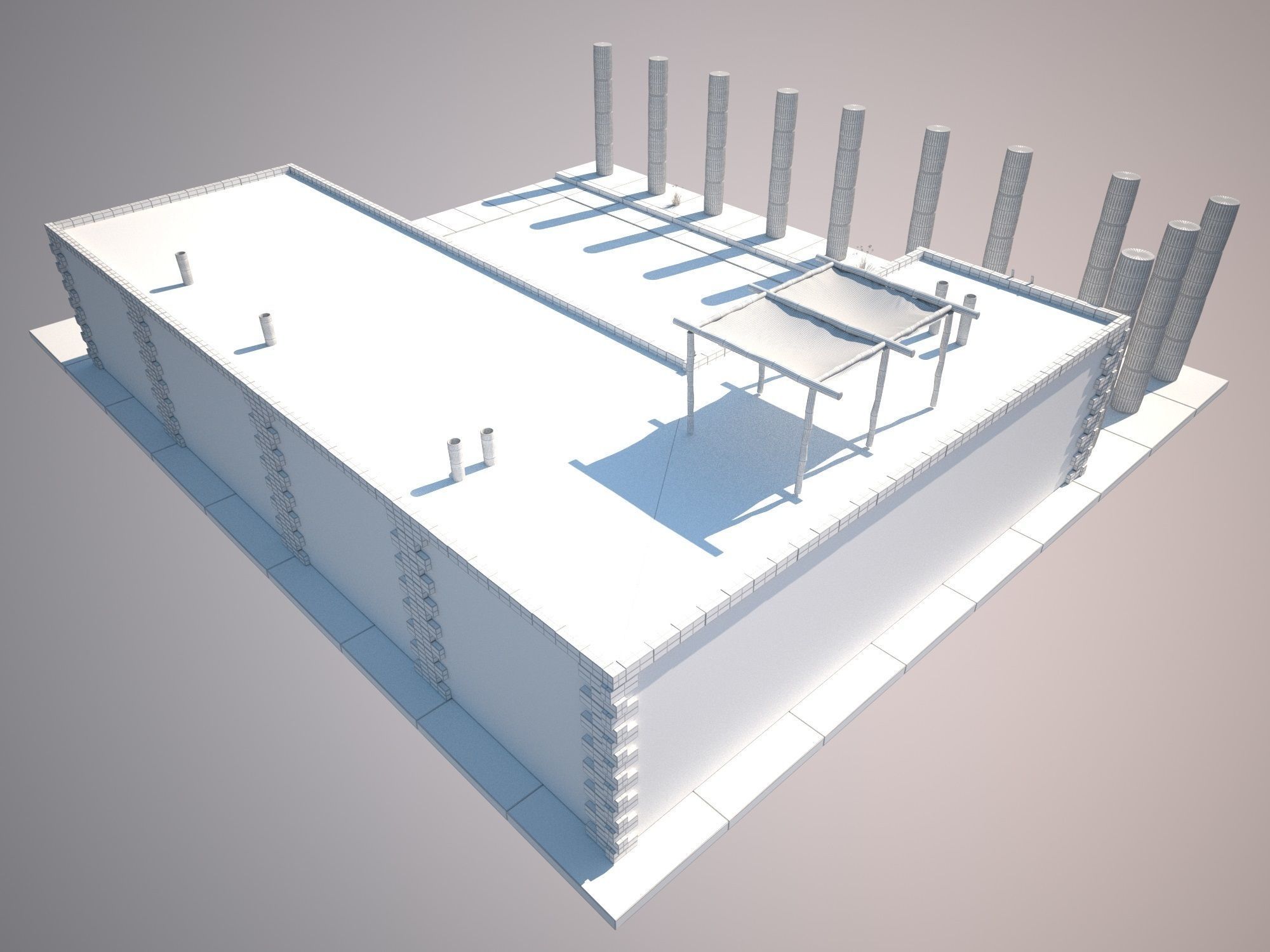 Antique House 3D model_13