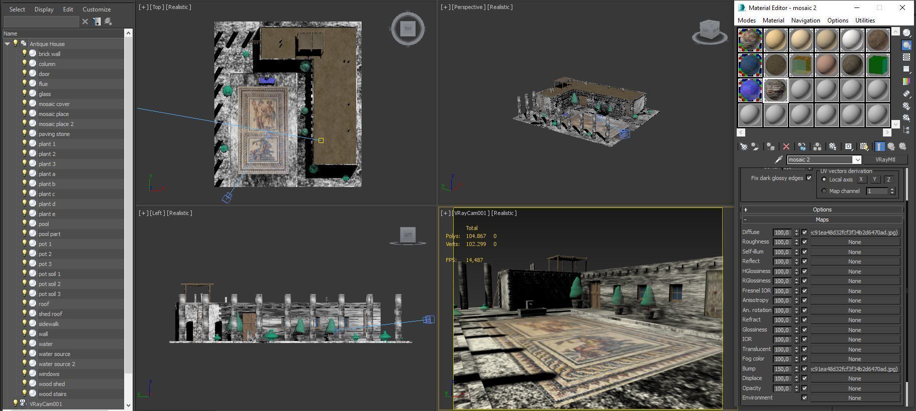 Antique House 3D model_19