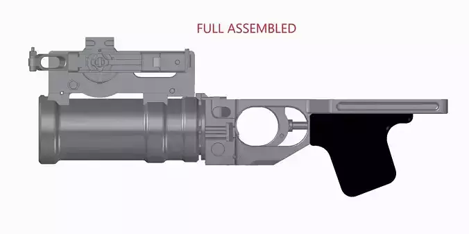 GP-25 rifle 3D model