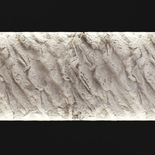 Rock  White Wall Texture 3D model