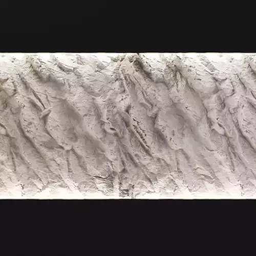 Rock  White Wall Texture 3D model
