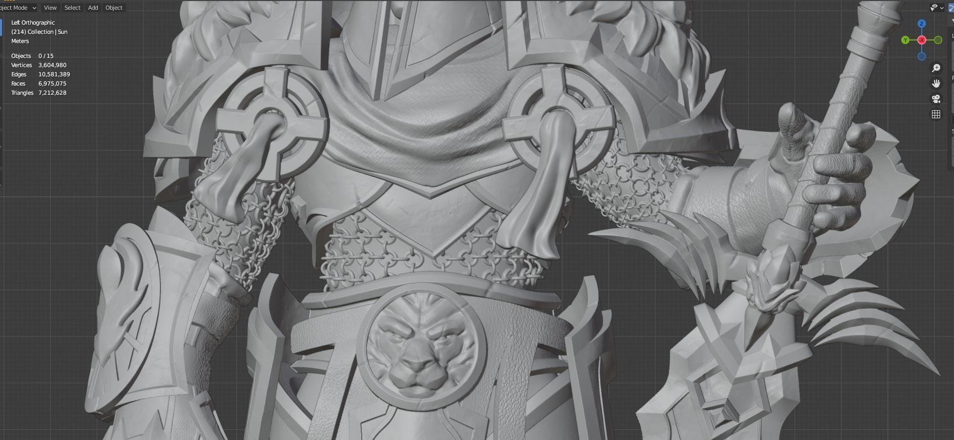 World of Warcraft Ally Warfront Plate 3D print model_14