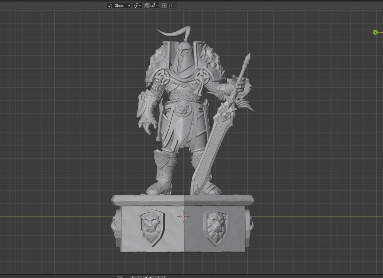 World of Warcraft Ally Warfront Plate 3D print model_8