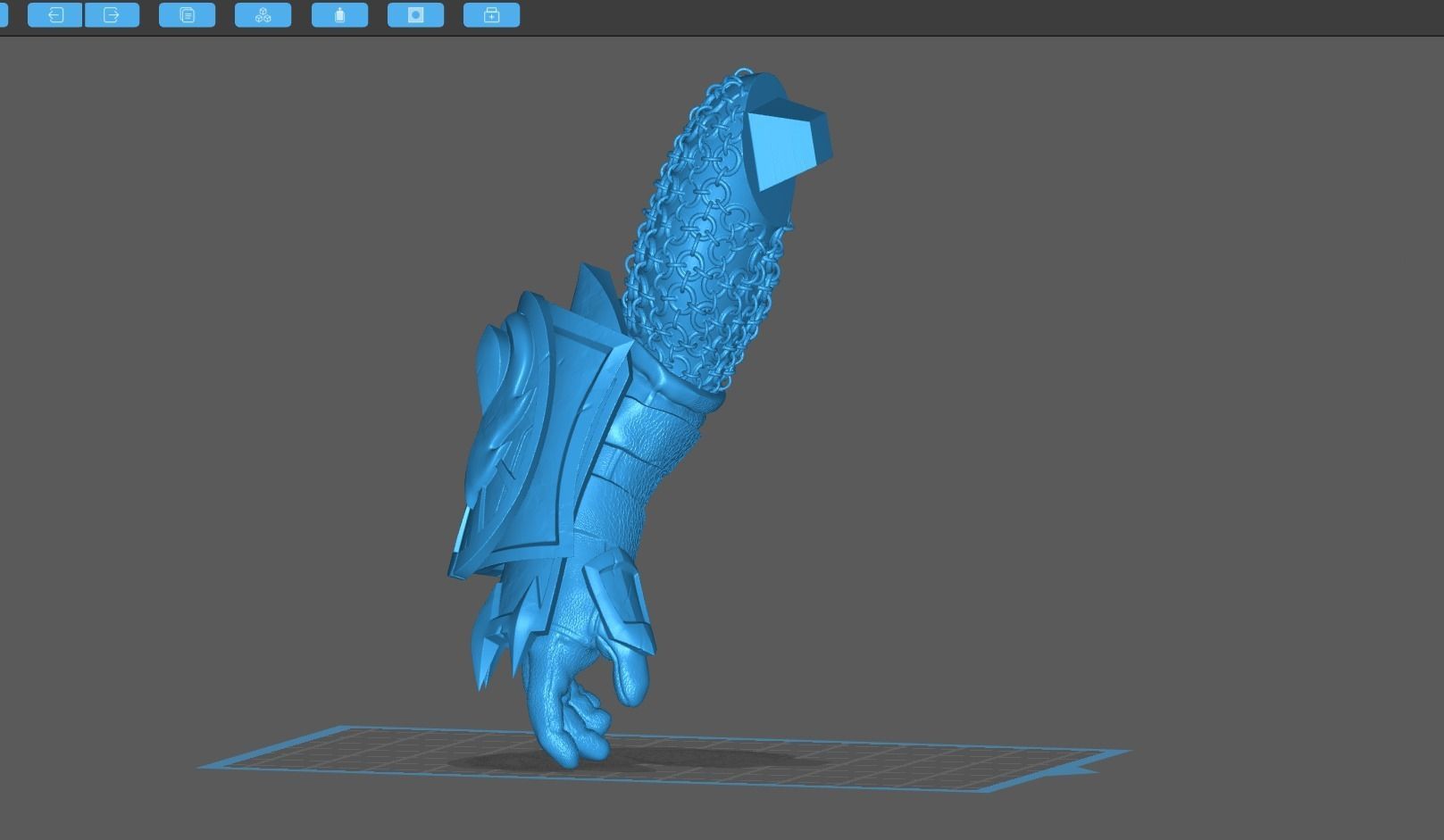 World of Warcraft Ally Warfront Plate 3D print model_15