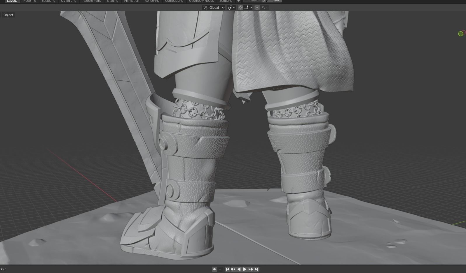 World of Warcraft Ally Warfront Plate 3D print model_12