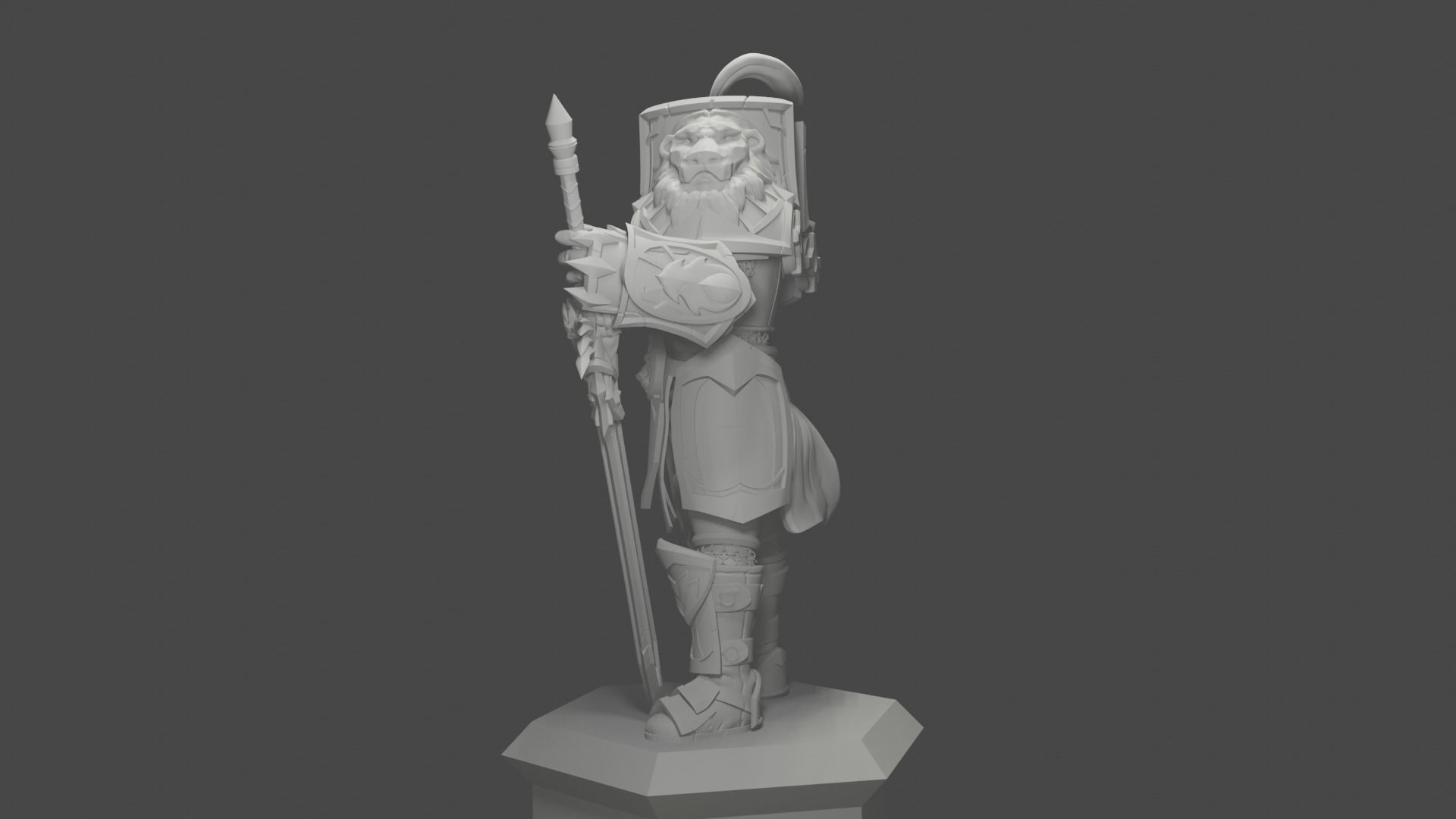 World of Warcraft Ally Warfront Plate 3D print model_5