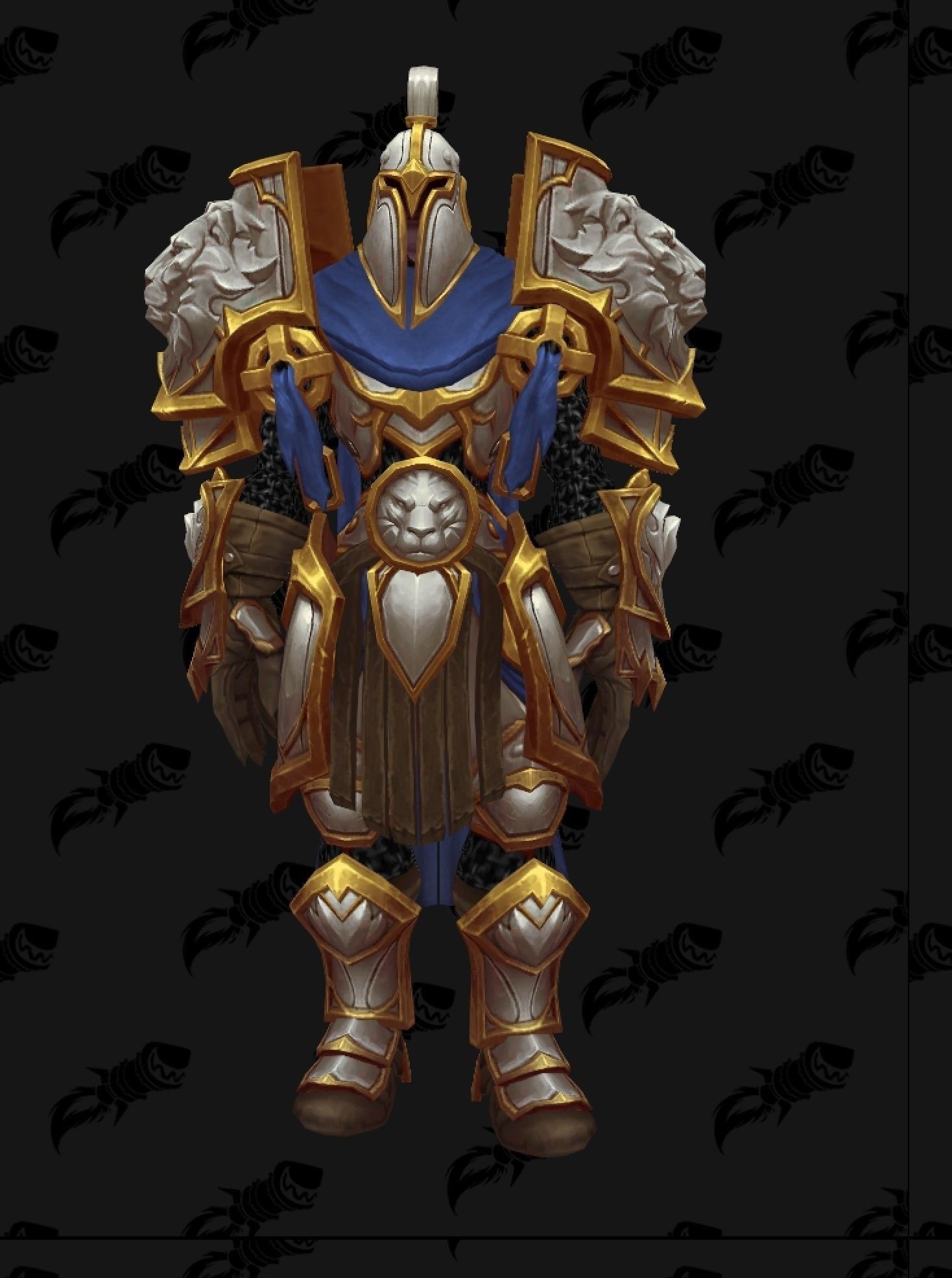 World of Warcraft Ally Warfront Plate 3D print model_19