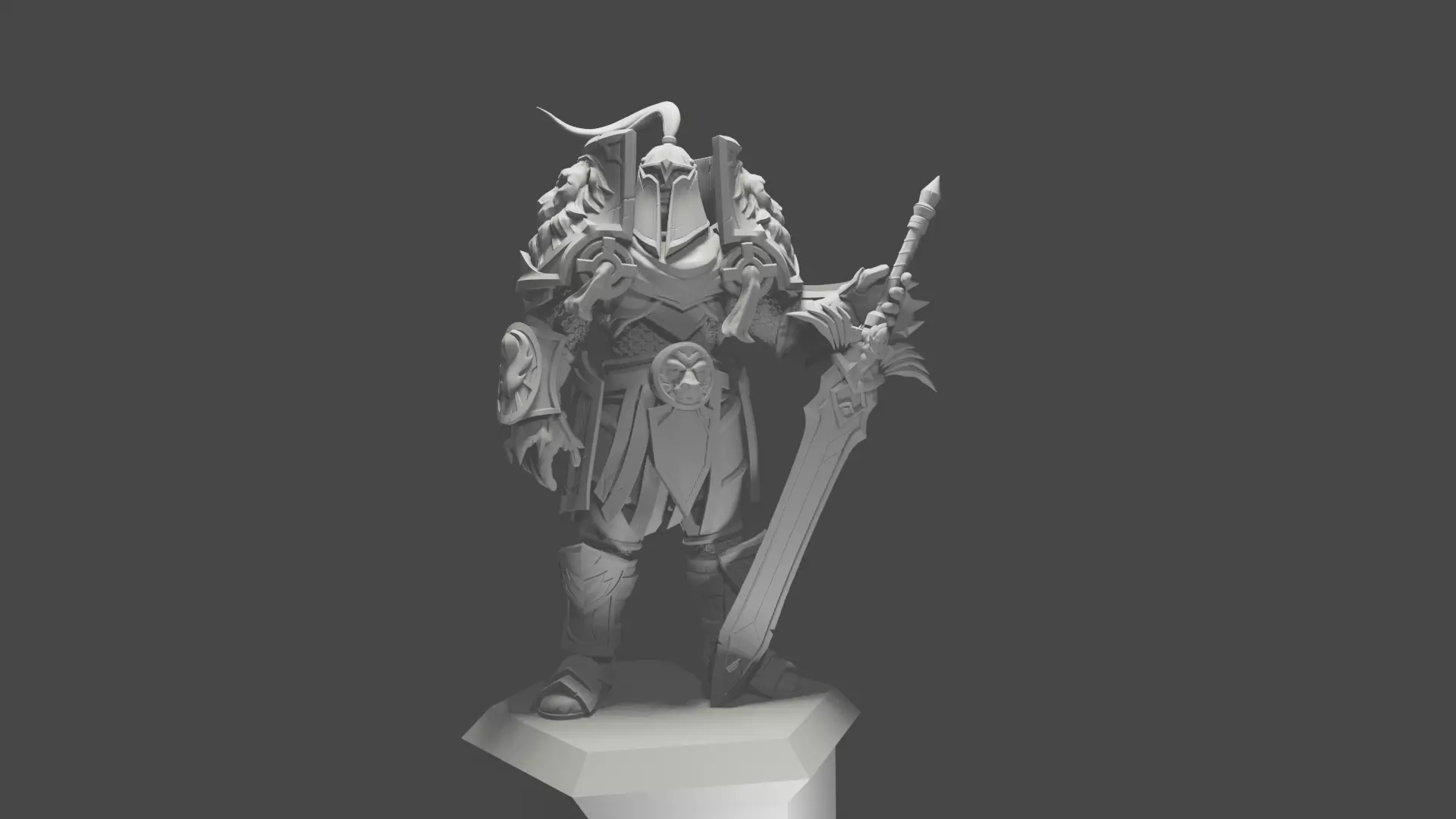 World of Warcraft Ally Warfront Plate 3D print model_0