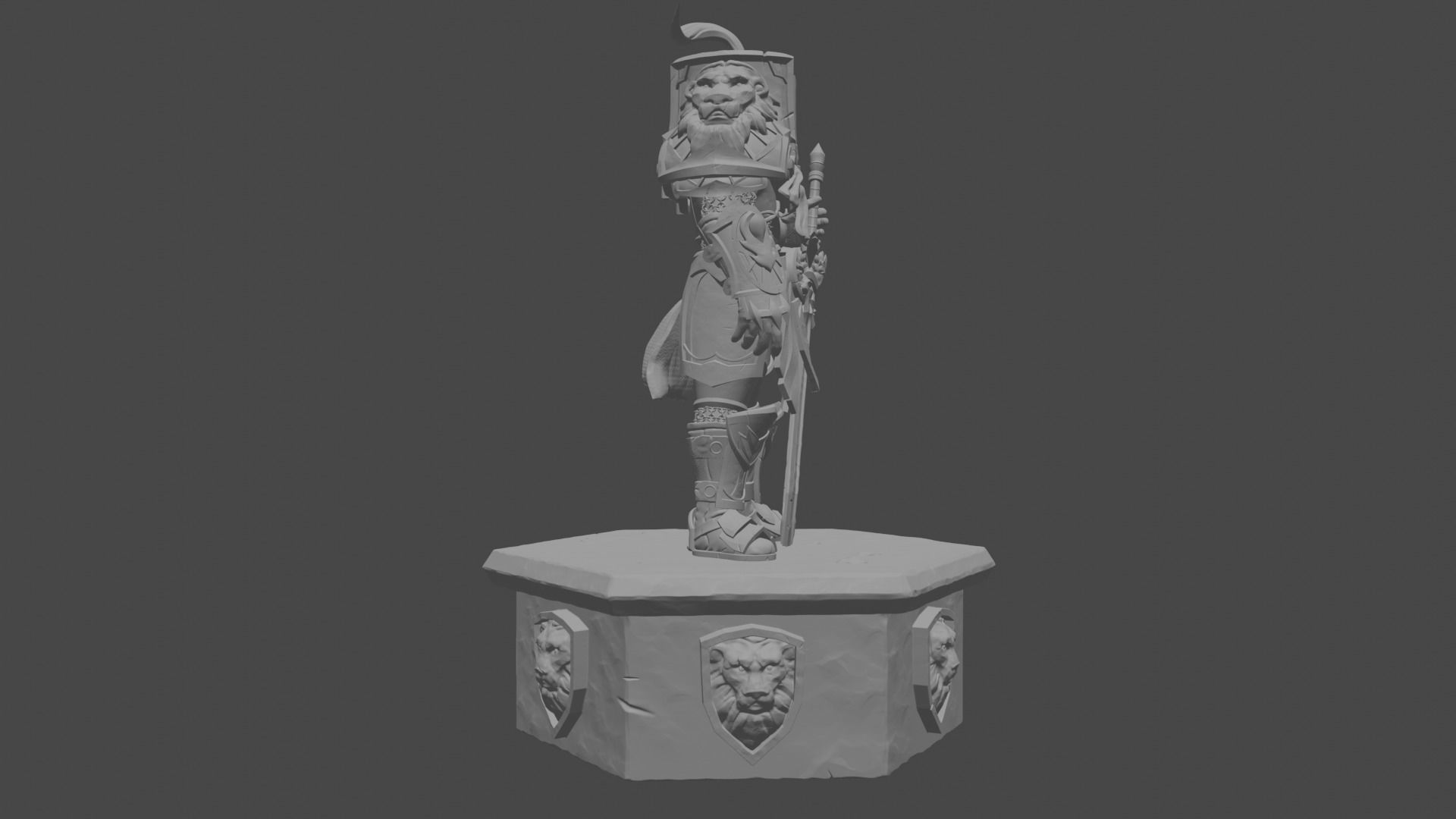 World of Warcraft Ally Warfront Plate 3D print model_6