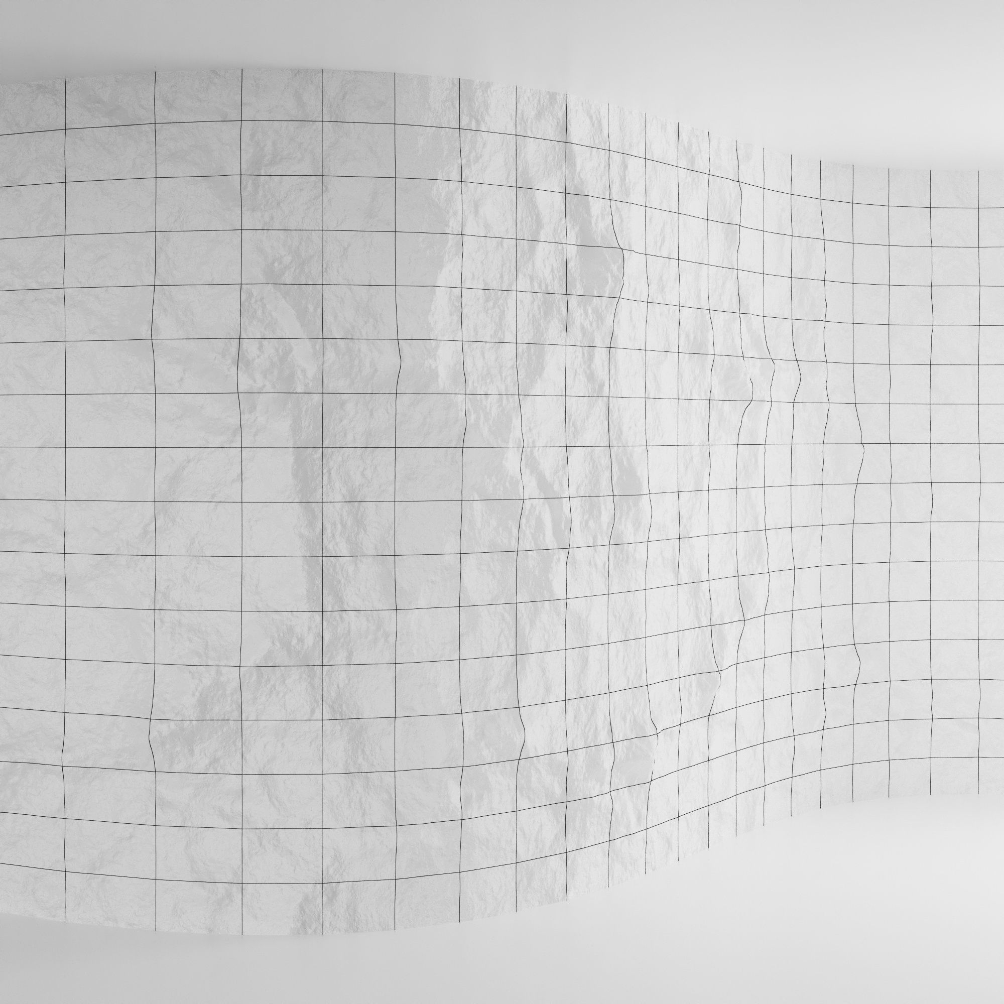 Stone White Wall Texture 3D model_5