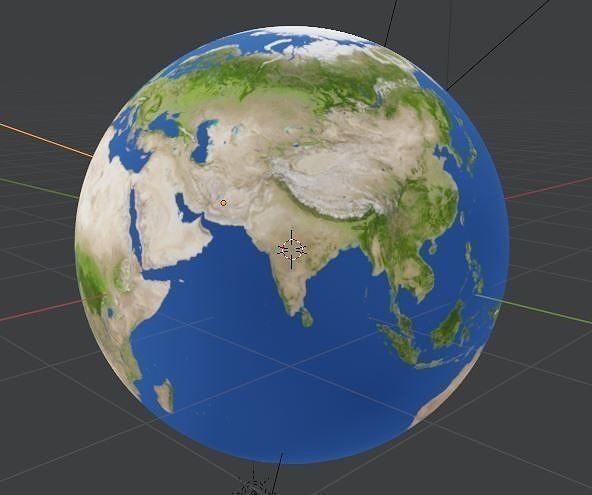 Earth 3D model