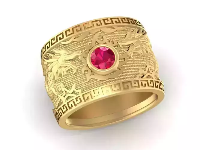 Fengshui Lucky Dragon Ring for Boss 789