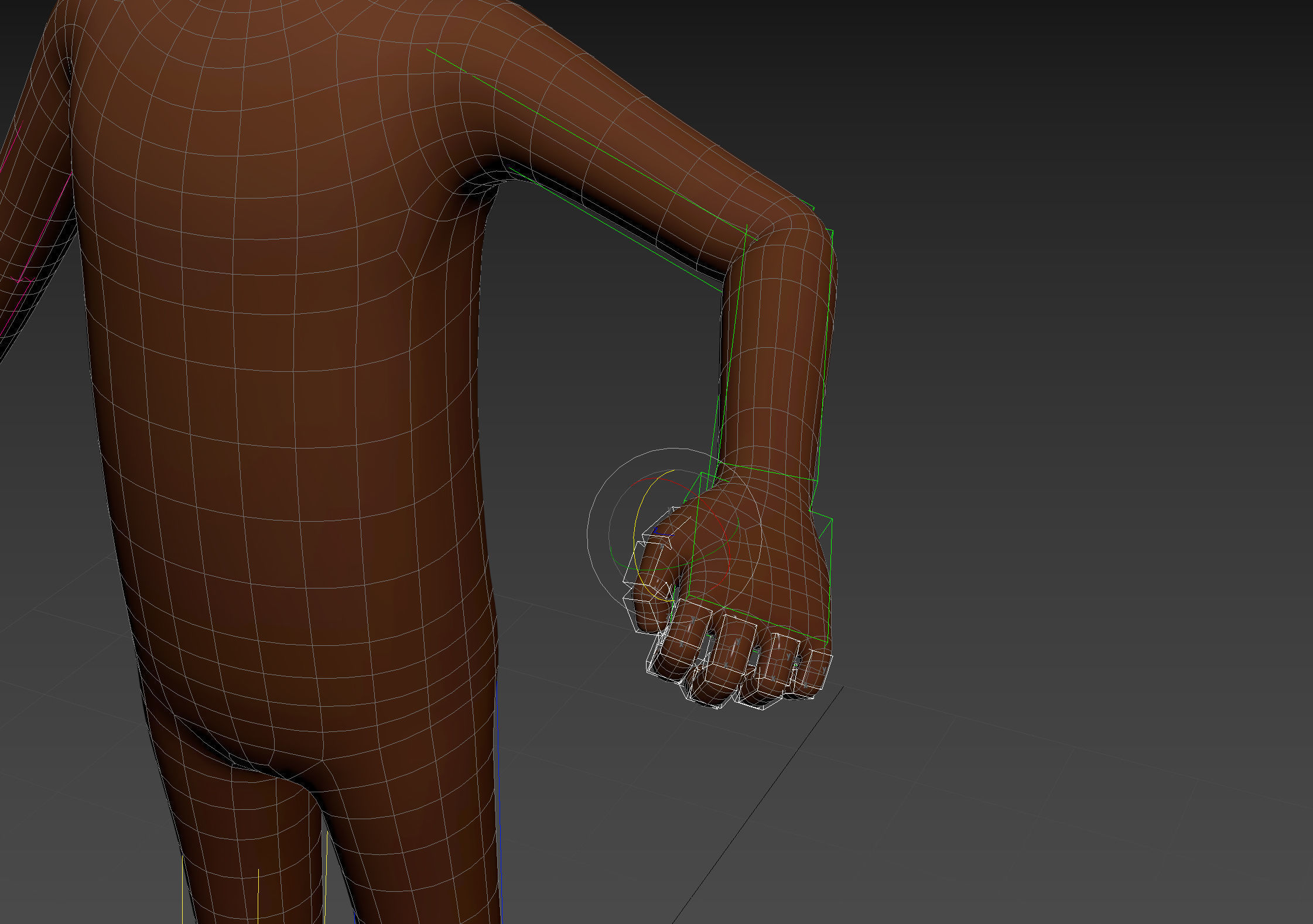 Character126 Rigged Bear 3D model_16