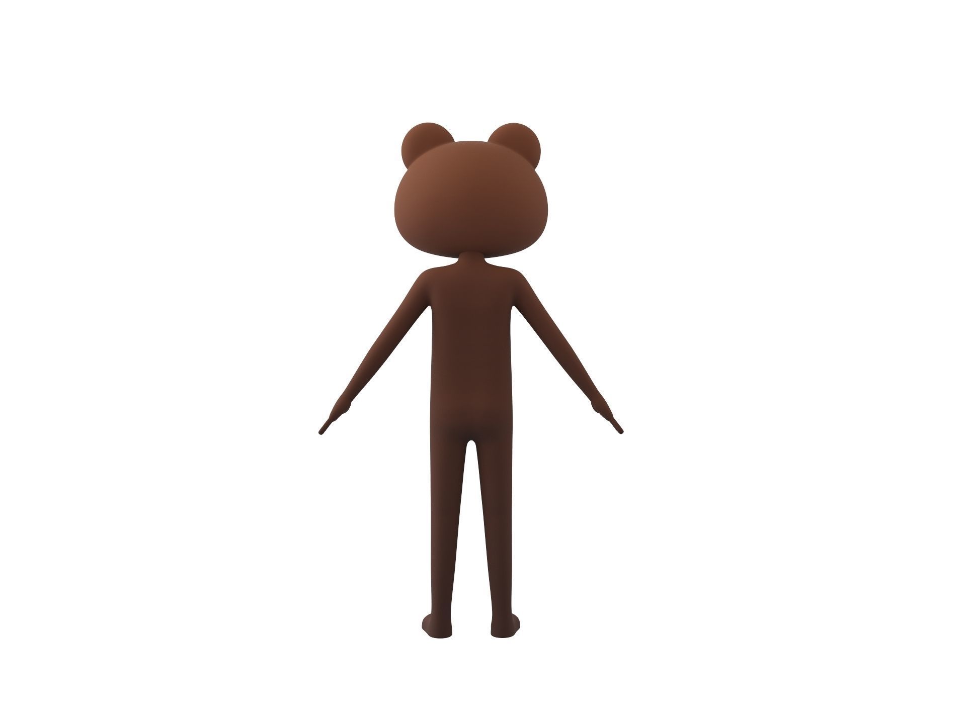 Character126 Rigged Bear 3D model_6