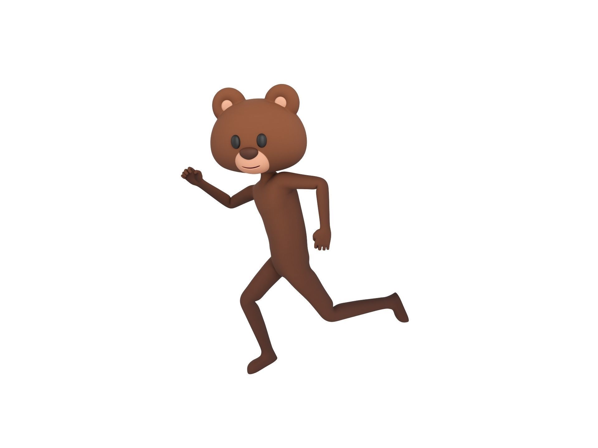 Character126 Rigged Bear 3D model_11