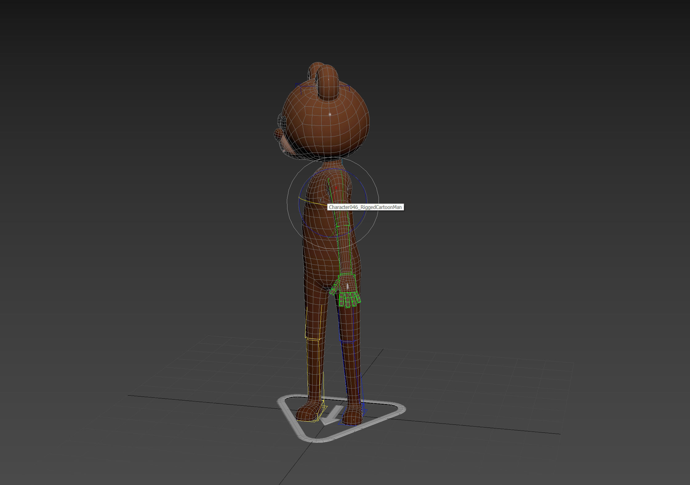 Character126 Rigged Bear 3D model_17