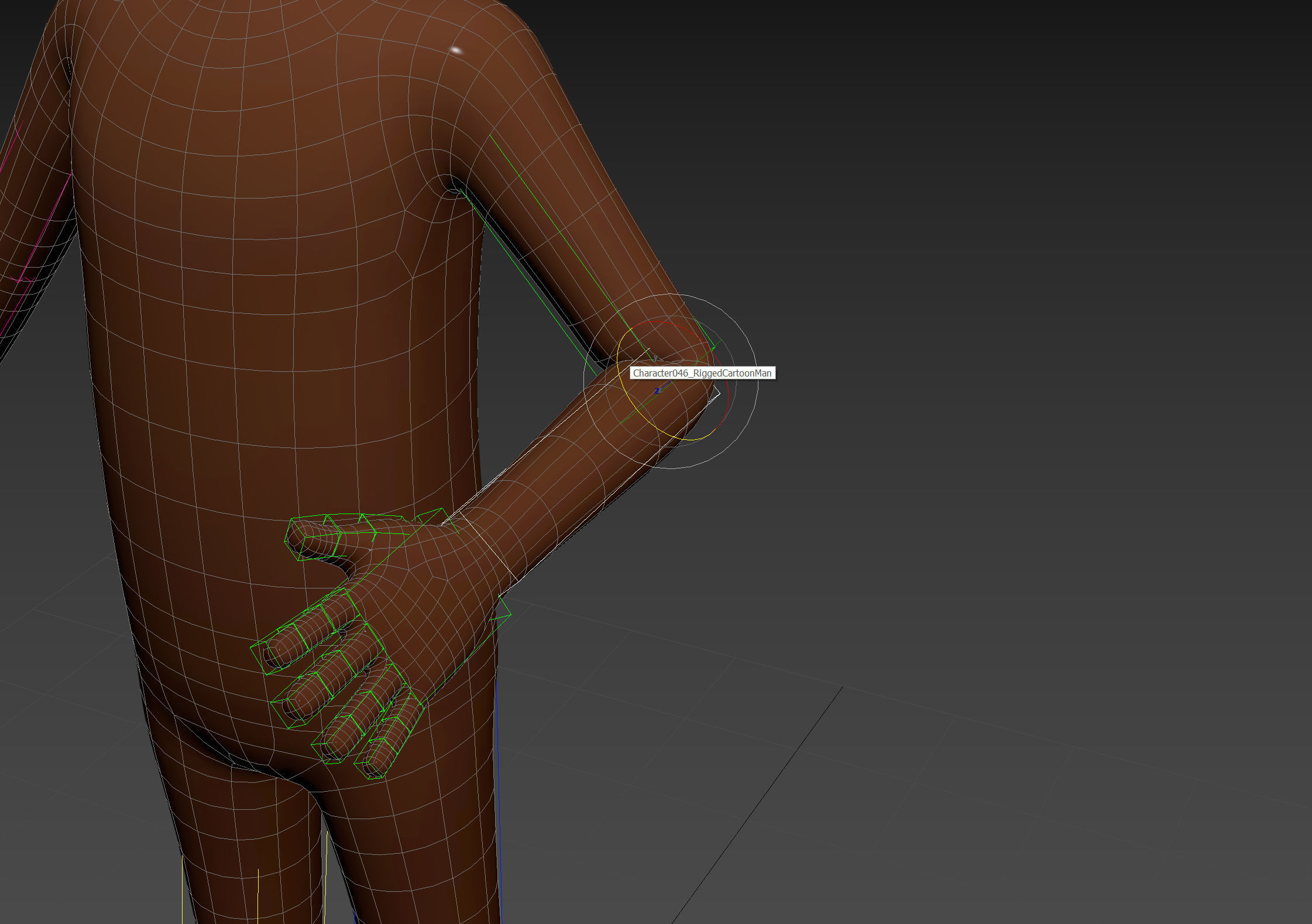 Character126 Rigged Bear 3D model_15