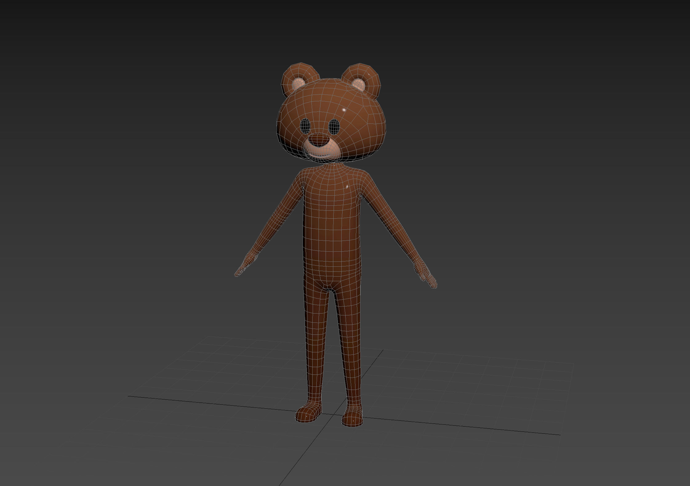 Character126 Rigged Bear 3D model_13