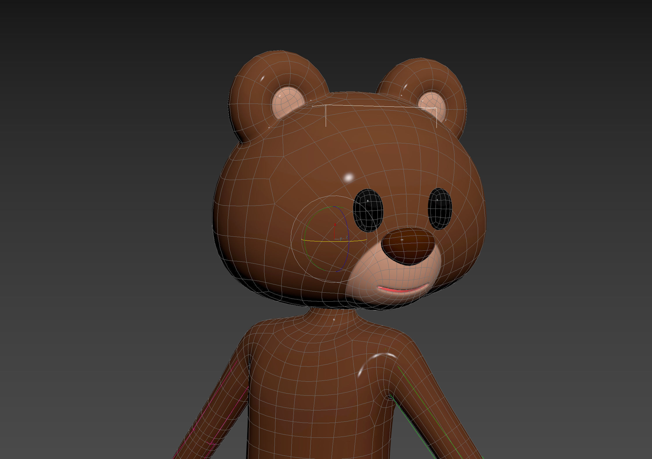 Character126 Rigged Bear 3D model_19