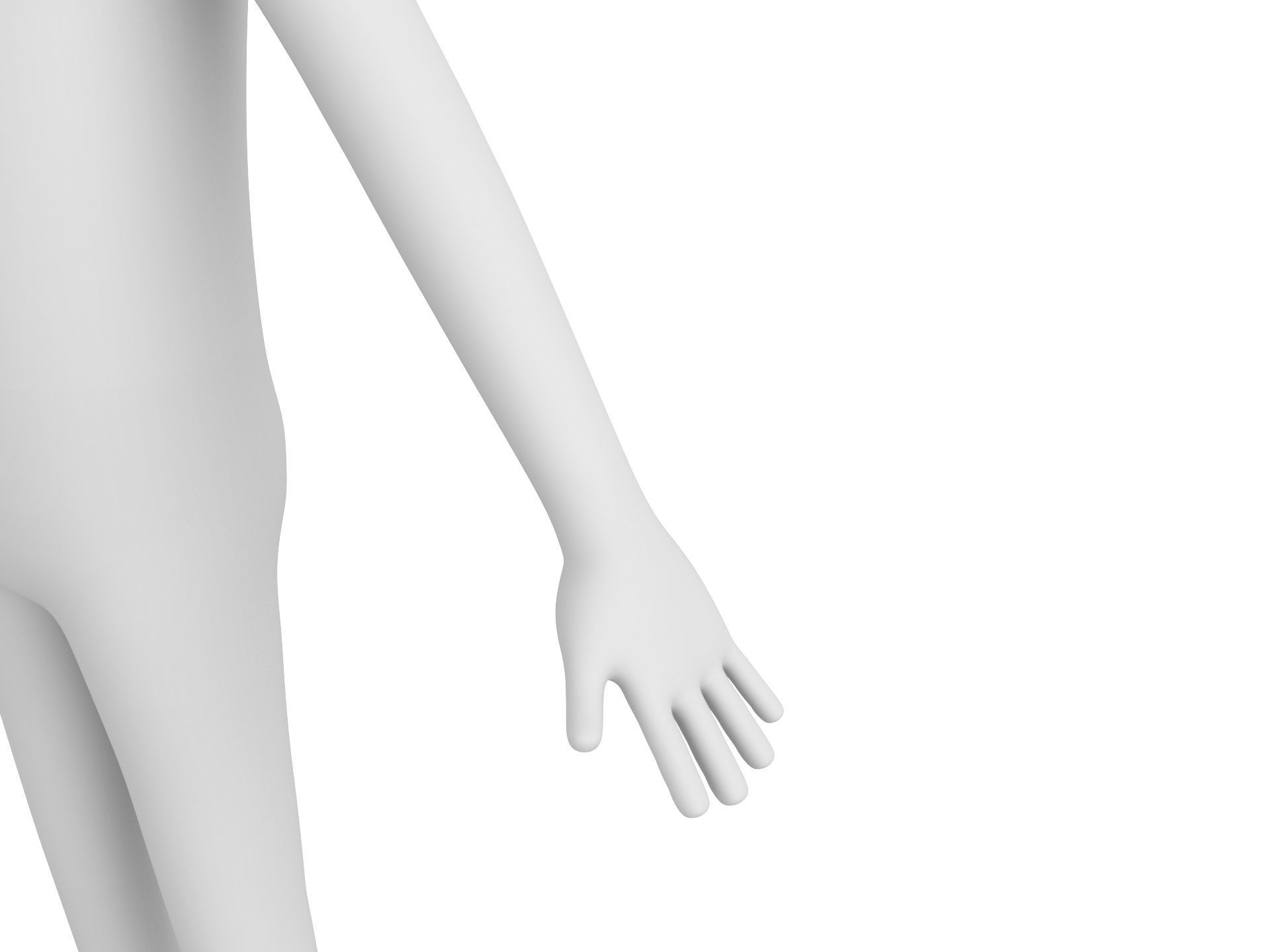 Character127 Rigged Simple Man 3D model_9