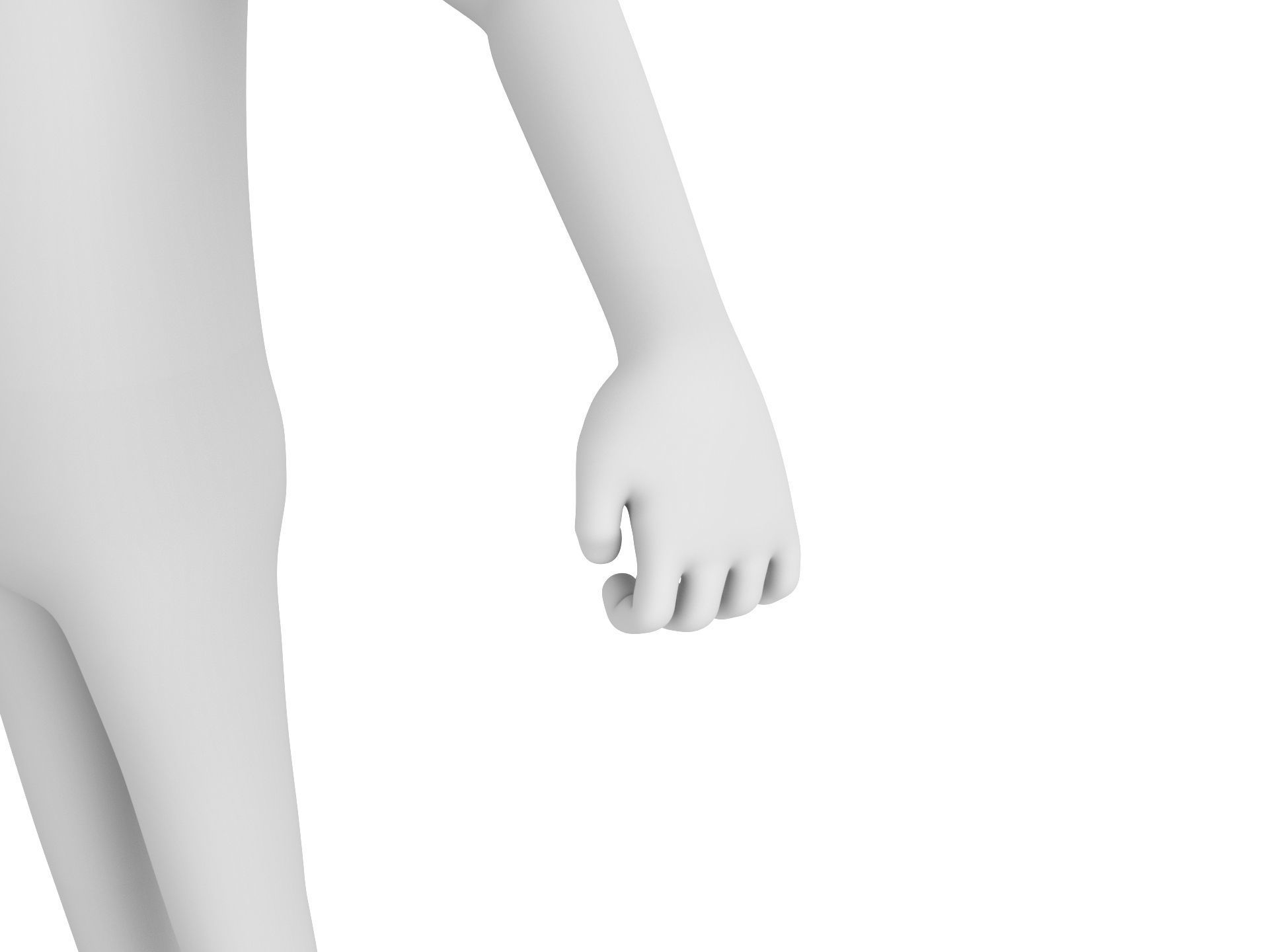 Character127 Rigged Simple Man 3D model_10