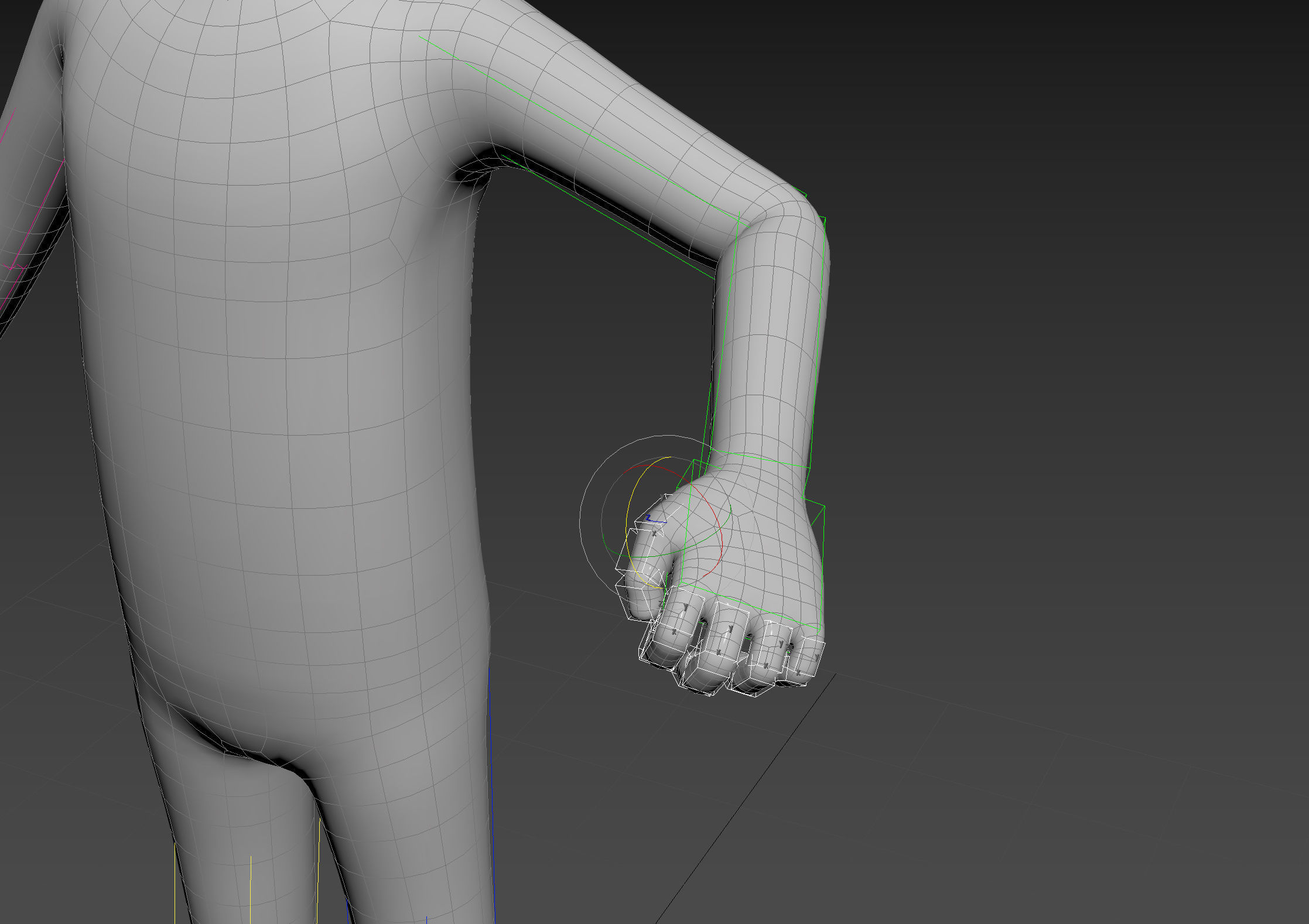 Character127 Rigged Simple Man 3D model_16