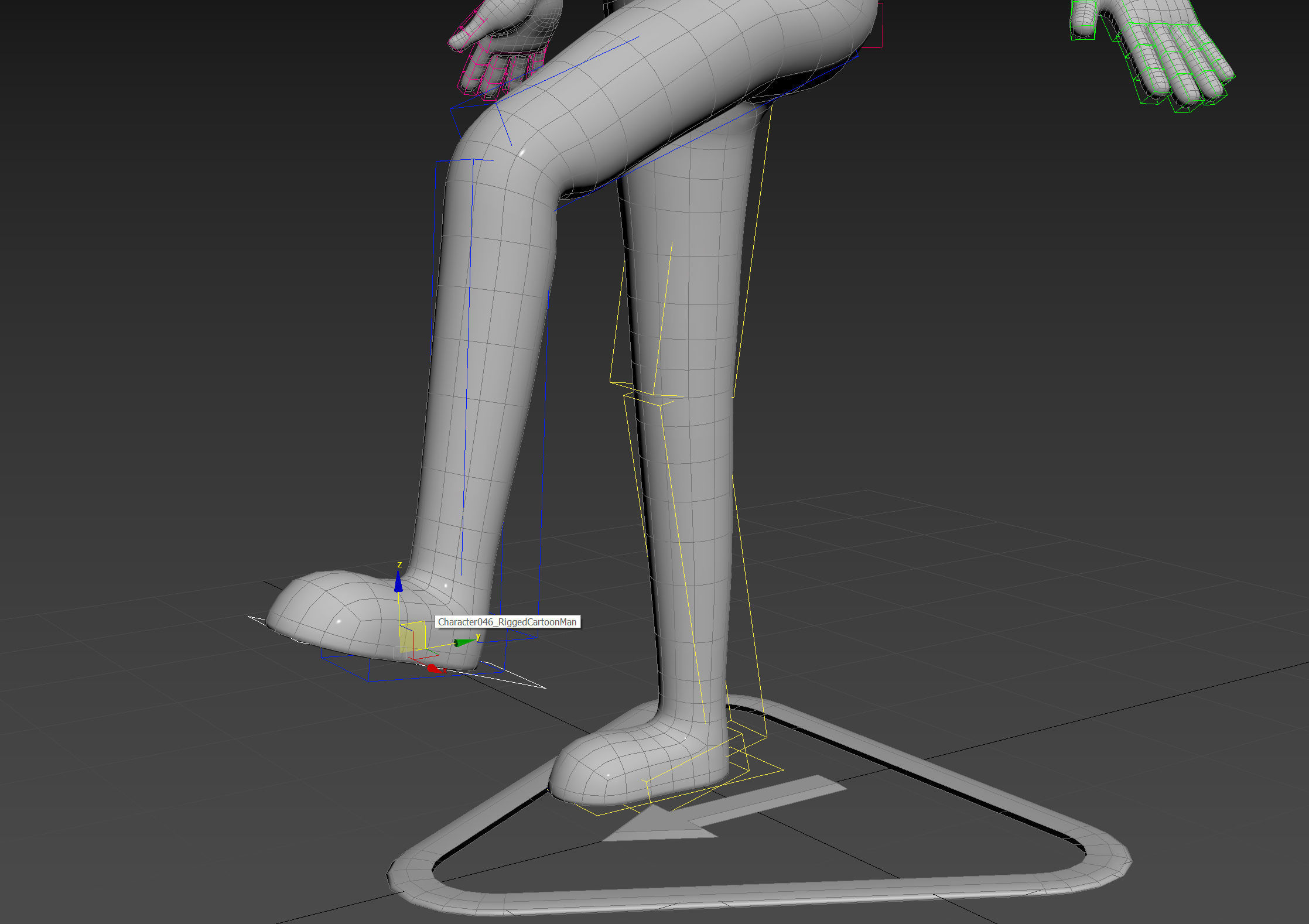 Character127 Rigged Simple Man 3D model_18