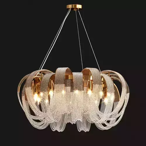 Pelagia Crystal round chandelier